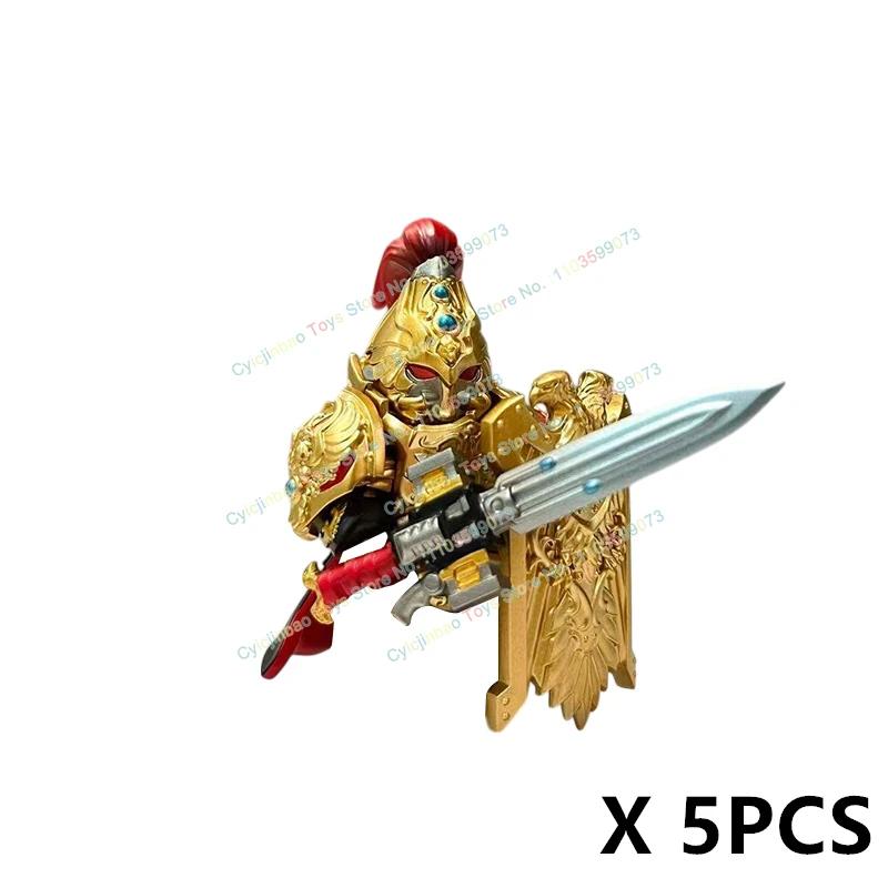 HOT Gold Army Knights Building Blocks Mini Action Figures Set Model Accessory Building Blocks Bricks Kids DIY Toys S115