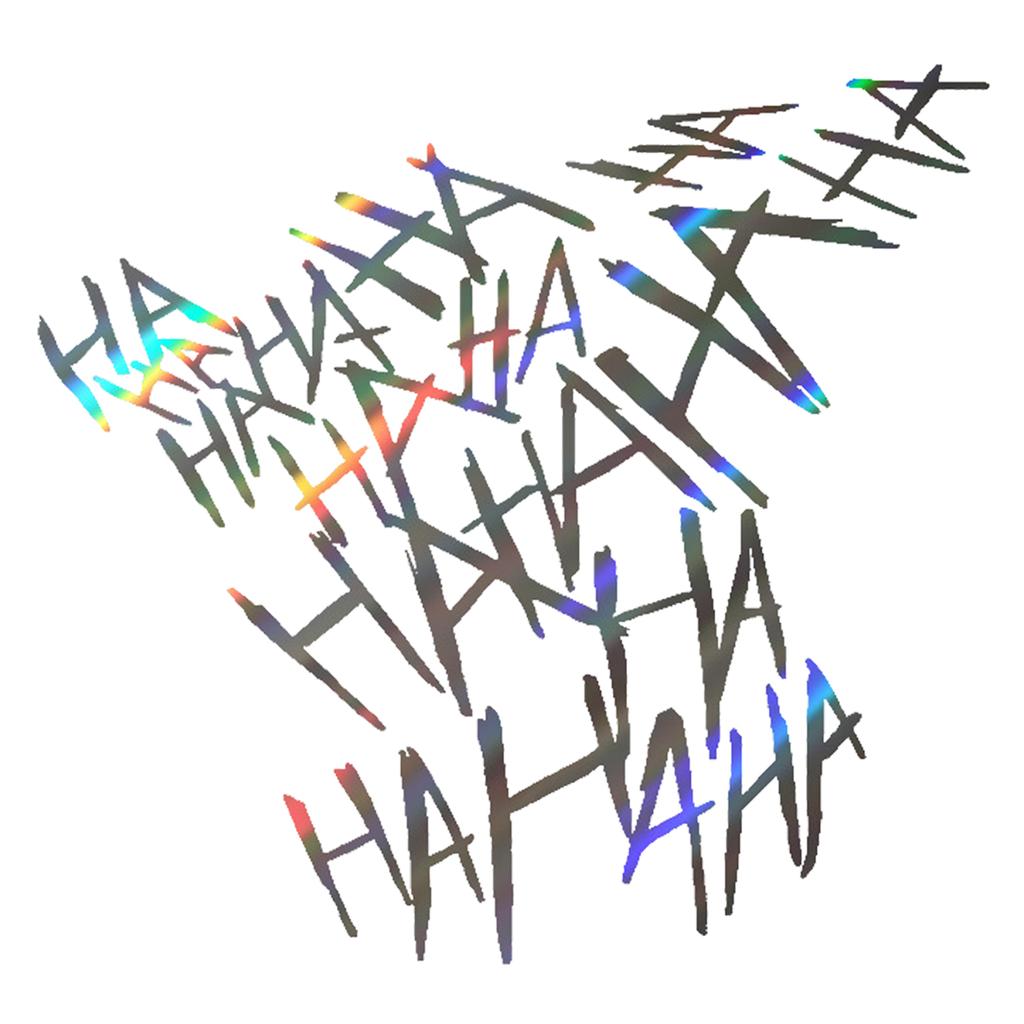 HAHAHA Наклейка на шлем Роман Джокер Хахаха Наклейки Смешные граффити Наклейка на автомобиль Водонепроницаемые наклейки для бутылок с водой