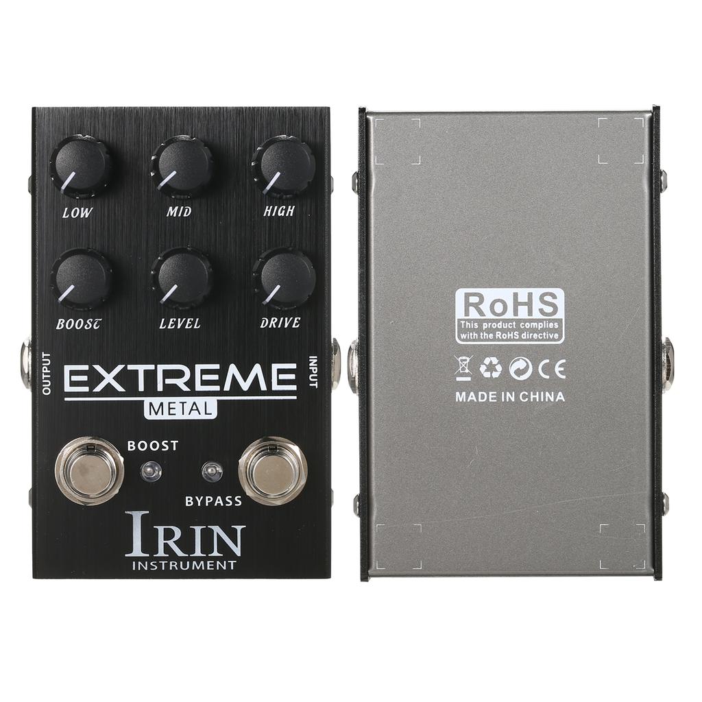 IRIN Distortion Педаль эффектов для гитары Портативный гитарный эффектор с усилением низких/средних/высоких частот