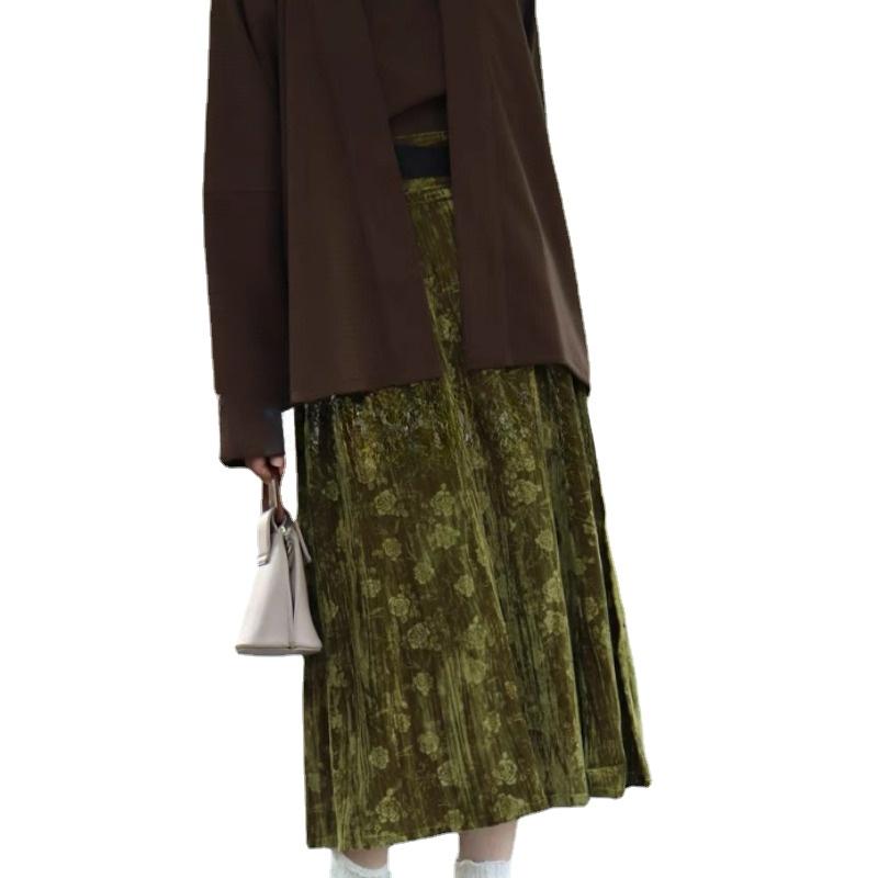 Ткань Жаккардовый Вельвет Брокат с Цветочным Узором Розы за Метр, Ткань с Тиснением для Шитья Юбки Ципао Одежды Своими Руками, Ширина 135см