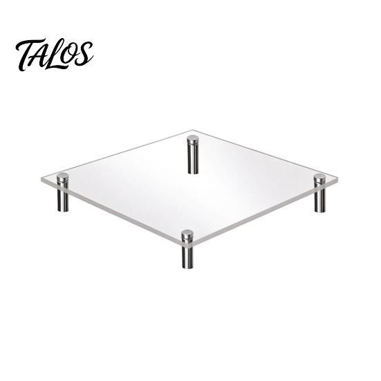 Acrylic Storage for Desserts Cake Stand, Multi-Tier Food Display Clear Cupcake Holder, Risers Figurines Adjustable Metal Support Dessert Table
