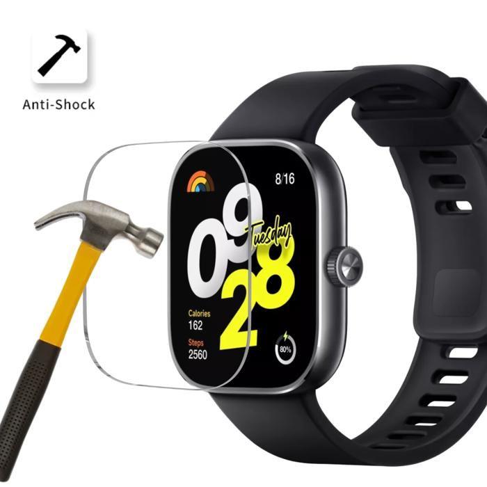 Закаленное стекло для Xiaomi Redmi Watch 4 [Набор из 2 шт.] Защитная пленка для экрана часов Защита от царапин Phonillico