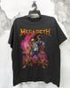 Megadeth Vic Goes To Hell 1991 Винтажный стиль Унисекс Футболка Размеры S-5XL