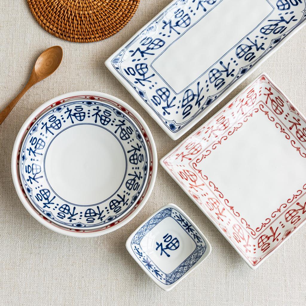 Прямоугольная тарелка Керамическая тарелка Бытовая Китайская 2025 Посуда Коммерческая Специальная тарелка для суши