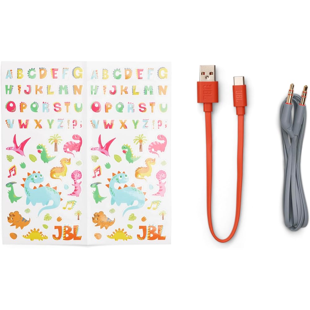 JBL Junior 470NC / Kids-friendly / Noise-canceling / Bluetooth / Wired connection / Over-ear headphones / Volume control / Built-in microphone / Appro