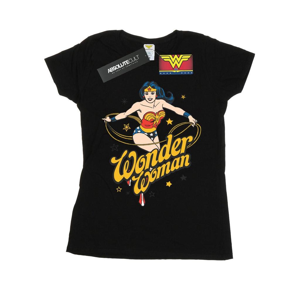 DC Comics Womens/Ladies Wonder Woman Stars Cotton T-Shirt