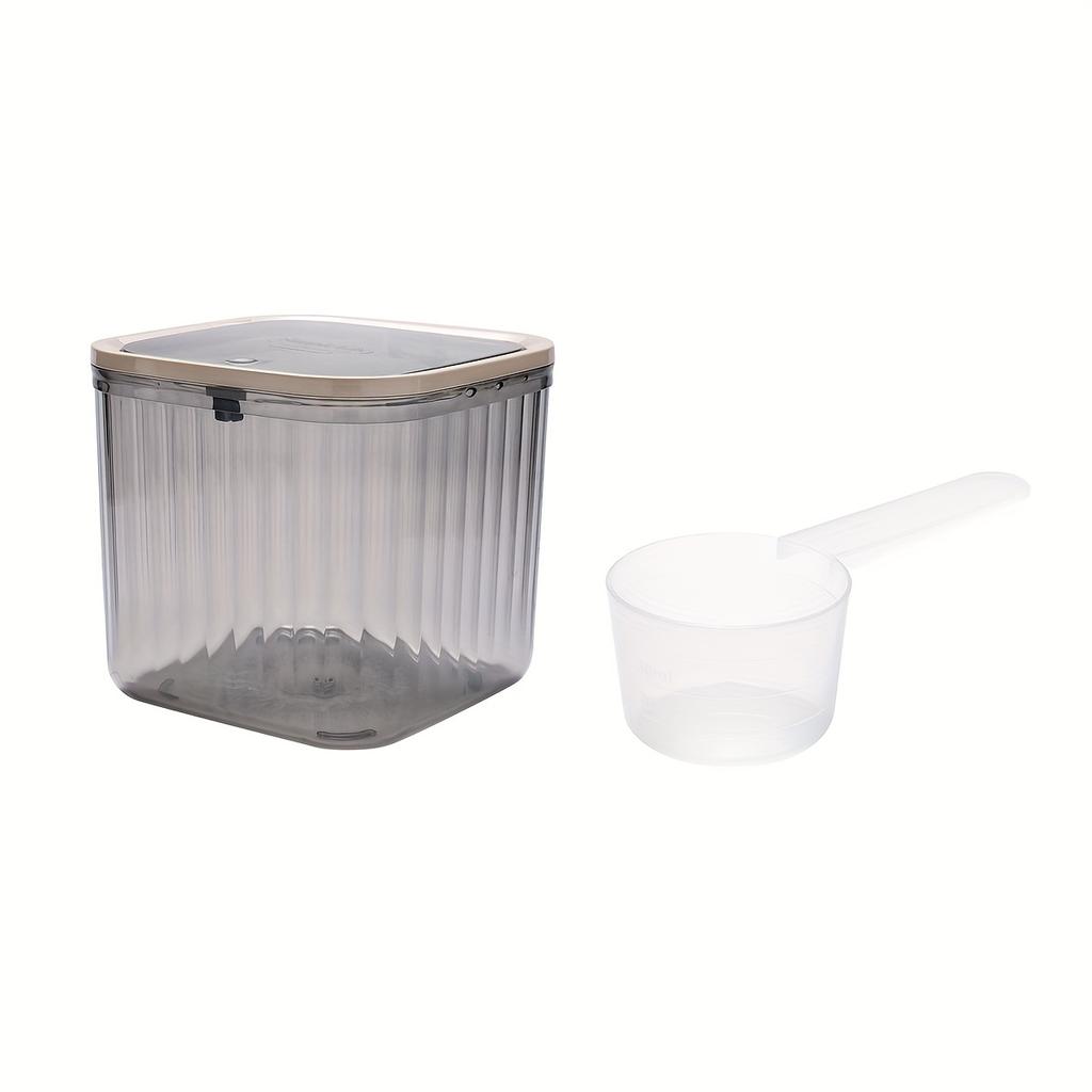 1pcs Laundry Beads Dispenser with Spoon, Clear Laundry Detergent Dispenser, Scent Booster Beads Dispenser for Laundry Room