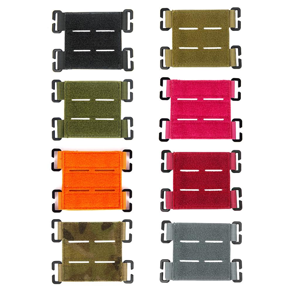 1PC 3IN Morale Badge Self-Adhesive Cloth Storage Base Outdoor Vest Backpack Accessory For MOLLE System
