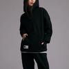 Li Ning Sports Trend Series Small Logo Pocket Solid Color Loose Hoodie Unisex Hoodies Black AWDR869-7