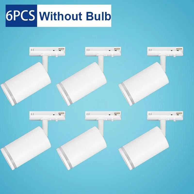 LED Track Lights GU10 Spot Led Ceiling Light Fixture for Clothing Store Shop Home Decro Spotlight Track Lighting Rail Ceil Lamp