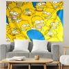 Yellow Family Portrait Tapestry Hanging for Bedroom,Livingroom, Playroom,Decor Art Room Wall Tapestry Holiday and Birthday Gifts