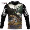 Duck Hunting 3D All Over Printed Mens Hoodie Unisex Hoodies Sweatshirt Autumn Duck with Green Head Streetwear Casual Jacket Trac