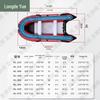 Longdeyue Heavy-Duty Aluminum Hull Inflatable Speedboat