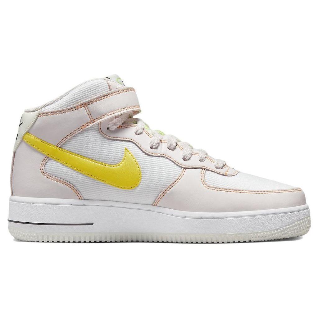 Nike Air Force 1 07 Mid Feel Love Женские кроссовки Белый жемчужно-розовый Action-Green FD0869-100