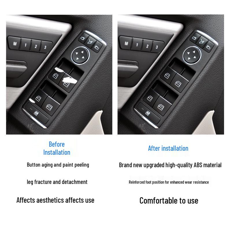 Совместимая кнопка переключателя стеклоподъемника для Mercedes-Benz W204 C-Class & E-Class 2049055402 Дверь автомобиля