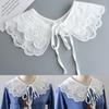 DIY Detachable False Collar Cotton Shawl Wrap Neckline Detachable Ladies Cape  Women Girls