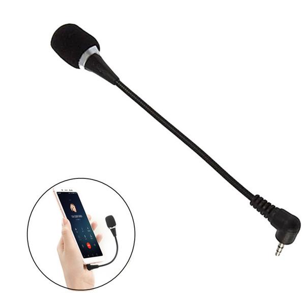 Mini 3.5mm For PC Mobile Phone Condenser Speaker Microphone