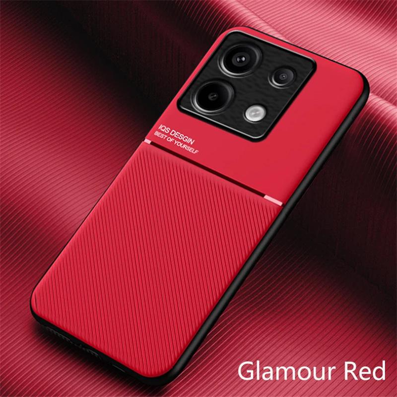 Кожаный чехол с матовой текстурой для Xiaomi Redmi Note 13 12 11 10 9 8 Pro Plus Redmi Note 12S 11S 10S 10T 9T 8T Магнитный чехол для телефона