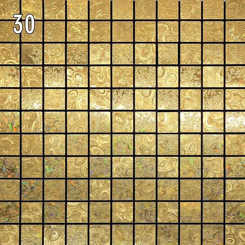Наклейка на стену из металлической мозаики в европейском стиле, самоклеящаяся настенная плитка, фартук для гостиной, фон для телевизора, настенный декор, мозаичная палочка