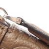 Used Salvatore Ferragamo Gancini emboss Shoulder Bag GG-240884 leather Gray Used Women