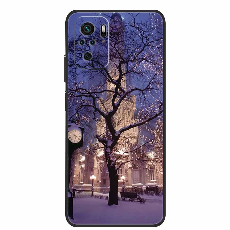 For Xiaomi Poco M5s Case Luxury TPU Soft Silicone Phone Back Cover for PocoM5s Shockproof Flowers Cute Cartoon Flowers New Coque