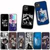 Чехол Cover для OPPO A80 A60 A40 A38 A79 A16 A17 A58 A78 A94 A95 A57 A15 A74 A53 A96 A98 Кейс Атака Титанов Леви Эрен Йегер
