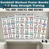Joint Pain Relief Exercises 3Pcs Chair Tai Chi Exercise Poster Set Seated Workout Senior Self-care Chart for Seniors Low Impact Balance Strength