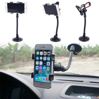 Вращающийся на 360 градусов автомобильный держатель для телефона с присоской, гибкая подставка для мобильного телефона, поддержка iPhone, Samsung, Xiaomi, держатель для телефона с зажимом в инструментах