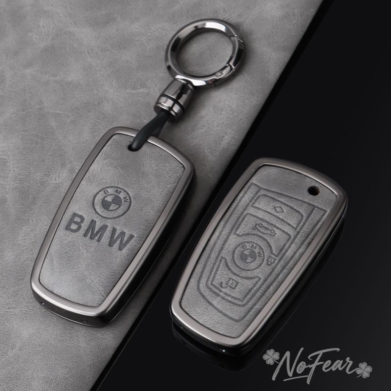 BOHQ2 Car Remote Key Case Cover Protector Shell For BMW 1 2 3 4 5 6 7 Series X1 X3X4 X5 X6 F36 F25 F26 F30 F34 F10 F07 F20 Carstickers