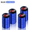 4pcs/set Car valve stem caps cover For q2 A1 A3 A4 A5 A6 A7 A8 Q2 Q3 Q5 Q7 TT S line S3 S4 S5 S6 R8 RS Car sticker accessories