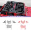 Car Roof Window Extra Storage Mesh Cargo Webbing Net Fit for Jeep Wrangler JK 2007-2017 4-Door