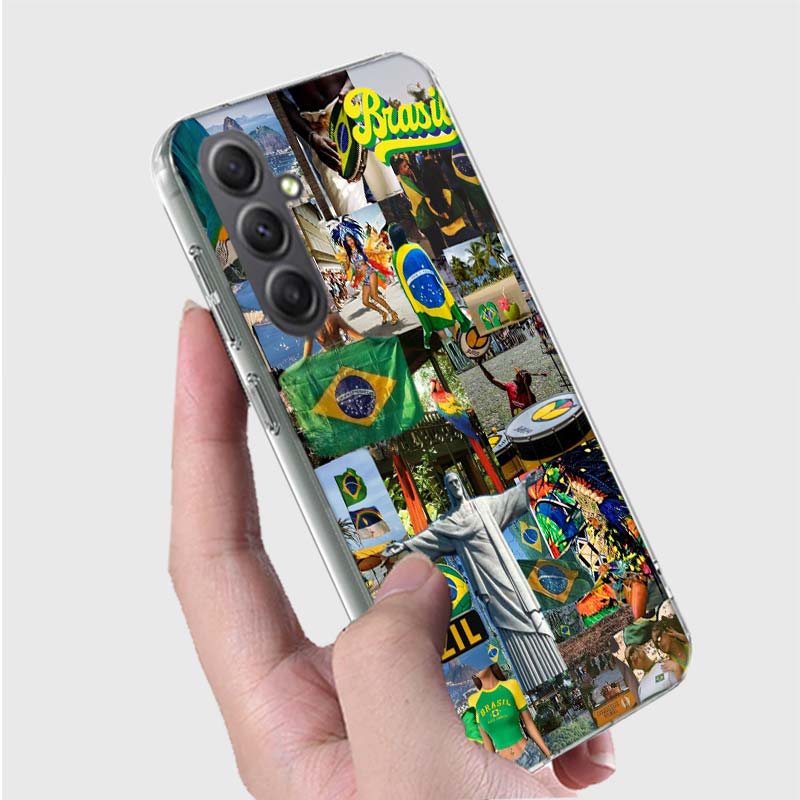 City Brazil Rio de Janeiro Phone Case for Samsung A16 A26 A36 A56 A17 A37 A57 A07 A06 A02S A03 A04S A05S Galaxy Note 20 10 A50S