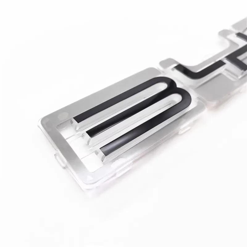 AAYE1 For BYD Seal Front Logo Silver Black Color Bumper Emblem Accessories 1pc