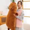 40CM-60CM Kawaii Cartoon Giant Strip Capybara Plush Doll Pillow Lying Brown Creative Capybara Plush Toy Home Decor Sleeping Toy
