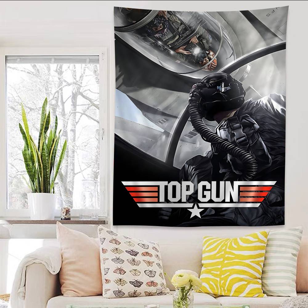 Classic Action Movie TTop GGun Colorful Tapestry Wall Hanging Bohemian Wall Tapestries Mandala Wall Art Decor