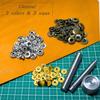 Harvestmart Spring Snap Antique Set of 20 with Setting Tool Fasteners, 15mm, Finish,