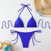1011 European and American new women's split bikini three-point sexy multi-color bikini swimsuit