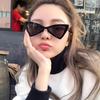 Ретро Треугольные Солнцезащитные Очки Кошачий Глаз - Стильные и Защитные, Идеальные для Интернет-Личностей