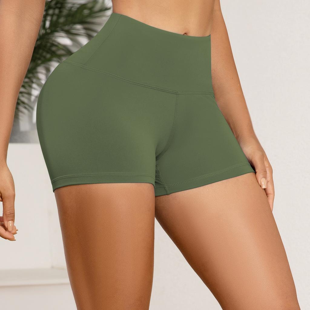 Шорты бесшовные эластичные Push Up для фитнеса