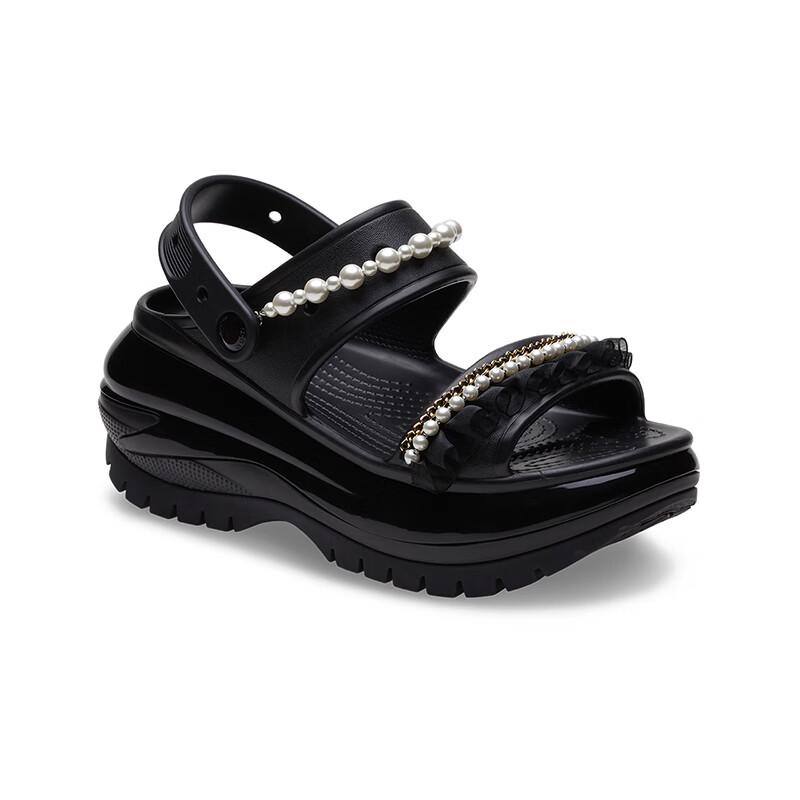 Crocs EVA Classic Pearl Shine Slide Sandals Women Sandals Black 210179