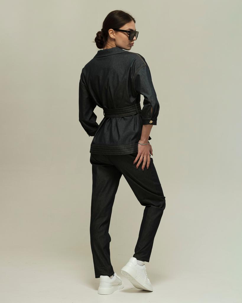 Костюм женский Phardi 7077 36 темно-синий (пиджак, брюки)