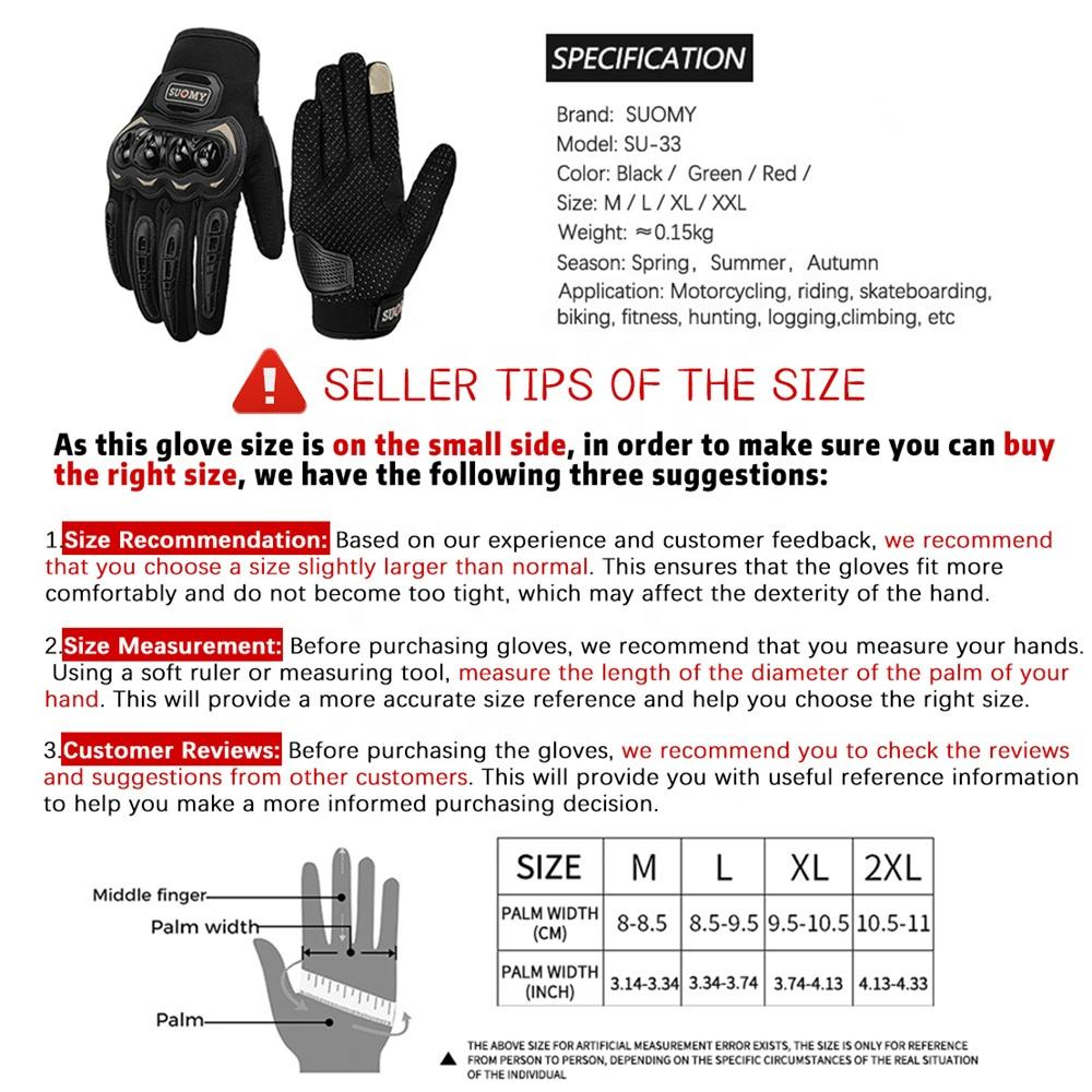 Summer Breathable Polyester Motorcycle Gloves Non-slip Wear-resistant Motocross Racing Gloves Touch Screen Moto Biker Gloves