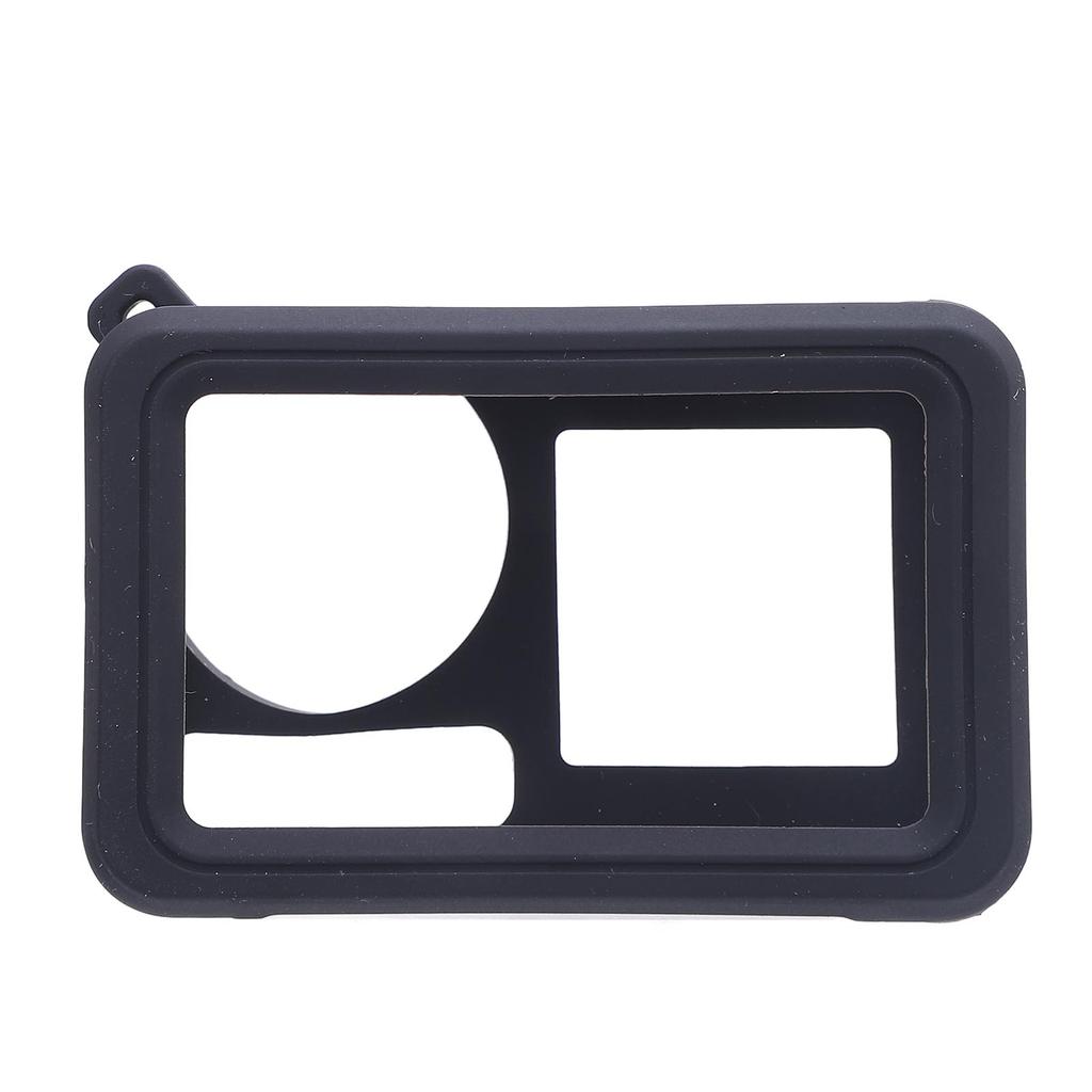 Silicone Case for Action 5 Pro Washable Soft Anti Collision Sports Camera Silicone Cover with Lens Lanyard