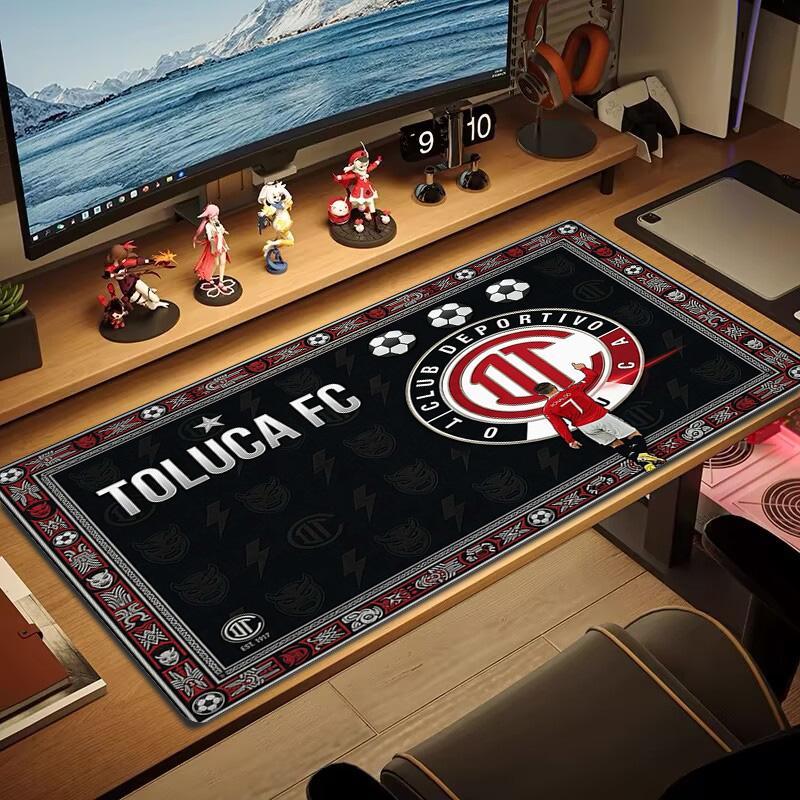 Toluca Color Mouse Pad Large Gaming Table Cushion Non-slip Laptop Tablet Big Mousepad XXL Mat Mini PC Playmat With Lock edge
