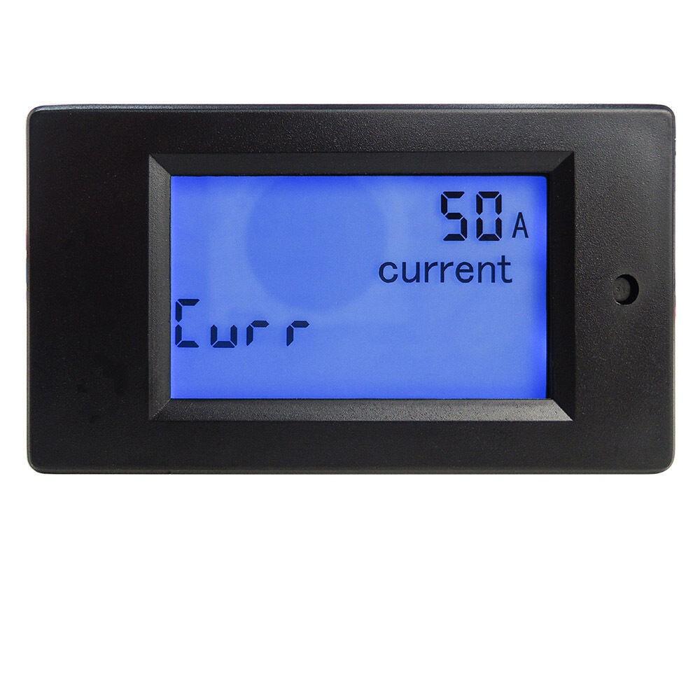 DC6.5~100V 20A 50A 100A ЖК-цифровой измеритель тока, напряжения, мощности и энергии