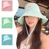 New Outdoor Casual Versatile Fisherman Hat for Women In Summer Sun Protection Sun Hat Big Head Circumference Showing Face Small Basin Hat Trendy