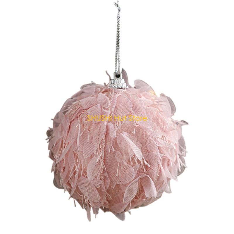 Орнамент на рождественскую елку из флористической пены с отделкой из искусственных волос, сделай сам, рождественские аксессуары для украшения дома D57B