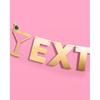 xo, Fetti Extra Dirty Martini Gold Foil Banner - 5 Ft. | Bachelorette Decoration, Birthday Party Sign, Casino Decor, Girl Cocktail Backdrop, Vegas