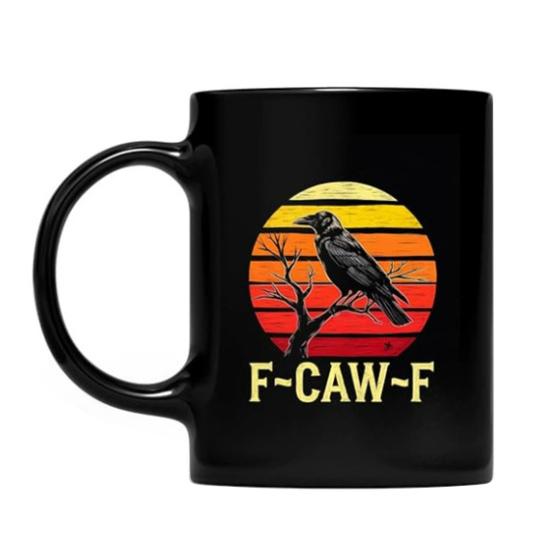 Персонализированная кружка F-Caw-F Chicken 15 унций керамическая кофейная чашка смешной петух фермерское животное юмор кружка многоразовая подходит для мытья в посудомоечной машине и микроволновой печи посуда для напитков