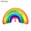 Rainbow Series Aluminum Foil Balloon Party Background Decoration Rainbow Stripes Flag Balloon Baby Shower Aluminum Film Balloon